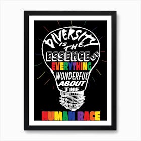 Human Race Art Print