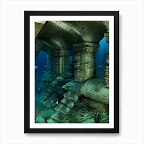 Beauty of underwater world 16 Art Print