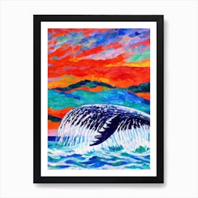Humpback Whale Matisse Inspired Art Print