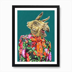 Triceratops Art Print