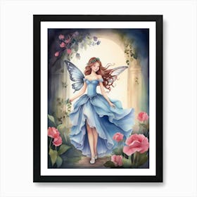 Fairy In The Garden 1 Art Print