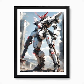 Gundam Robot Art Print