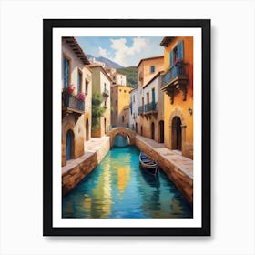 Canals Of Venice 4 Art Print