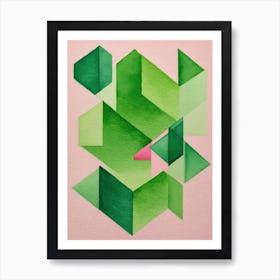 Abstract Geometric Painting Art Print