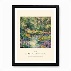 Cottage Garden Poster Garden Melodies 1 Art Print