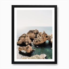 Rocky Ocean Outcroppings Art Print