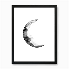 Moon Watercolour Art Print