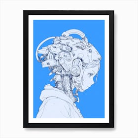 Conscious Android Art Print