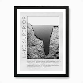 Lake Superior (BOOK) V2 Art Print