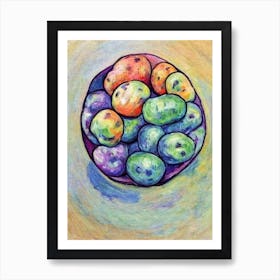 Potato Fauvist vegetable Art Print
