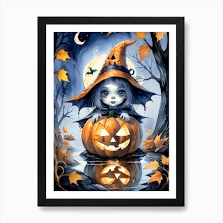 Halloween Witch Women Canvas Complete Art Kit! At home Witch Women DIY –  Teresa's Spot for All Things Art