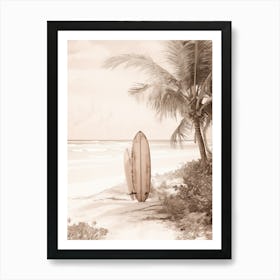 Bohemian Art Of Pink Sands Beach, Harbour Island Bahamas 1 Art Print