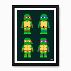 Toy Teenage Mutant Ninja Turtles Art Print