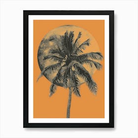 Palm Tree Canvas Print 6 Art Print