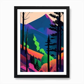 Great Smoky Mountains National Park United States Of America Pop Matisse Art Print