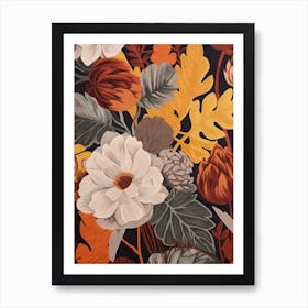 Fall Botanicals Ranunculus 1 Art Print