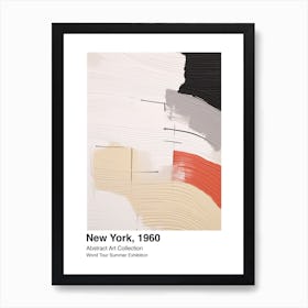 World Tour Exhibition, Abstract Art, New York, 1960 8 Art Print