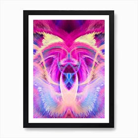 Psychedelic Abstract Painting 2 Art Print