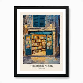 Dubrovnik Book Nook Bookshop 2 Poster Art Print