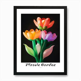 Bright Inflatable Flowers Poster Asters 1 Art Print