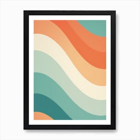 Abstract Wave Pattern Art Print