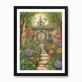 Garden Path 2 Art Print