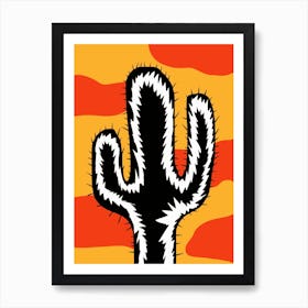 Dynamic Cactus Art Print
