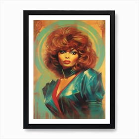 Tina Turner Retro Poster 7 Art Print