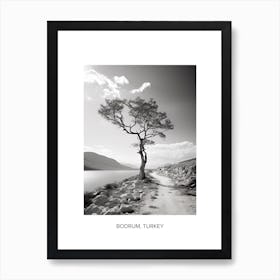 Poster Of Crete, Greece, Photography In Black And White 4 Art Print