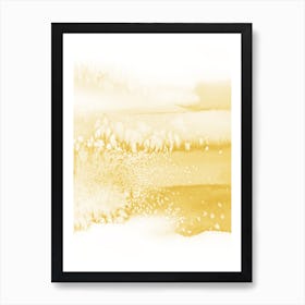 Yellow Abstract 1 Art Print