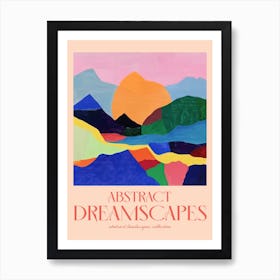 Abstract Dreamscapes Landscape Collection 04 Art Print