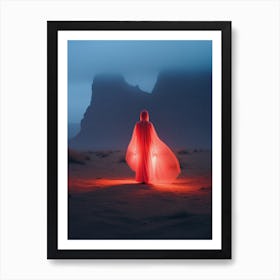 Phantom In The Desert Art Print