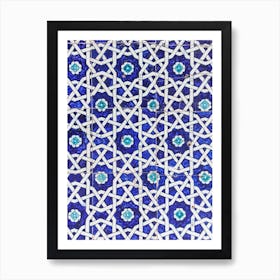 Blue Tiles On The Silk Road Art Print