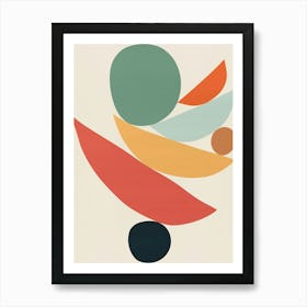 Expressive organic art 5 Art Print