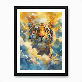 Tiger In The Sky 1 Art Print