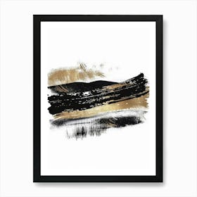 Abstract Brushstrokes 23 Art Print