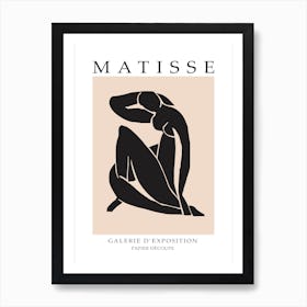 Matisse Galerie D'exposition Papier Decoupe Minimalist artwork 15 Art Print