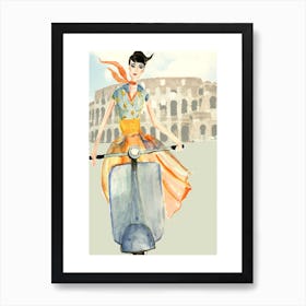 Roman Holiday Art Print