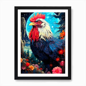 Rooster 2 Art Print