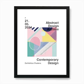 Abstract Design Archive Poster 43 Art Print