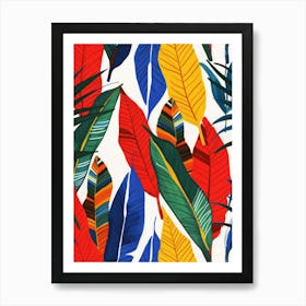 Tropical Leaves 191 Art Print