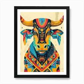 Bull Canvas Print 2 Art Print