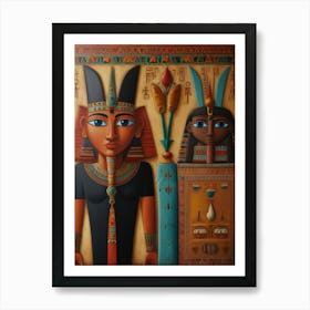 Egyptian Gods Art Print