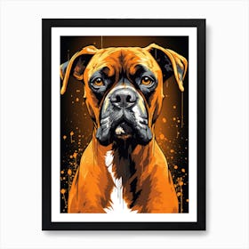 Boxer Dog 7 Art Print