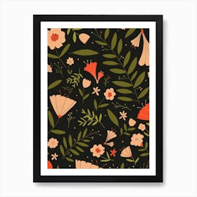 Dark Pattern Art Print