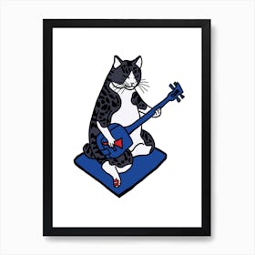  Japanese Cat Art Print