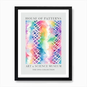 Watercolour Dna 2 House Of Patterns Art Print