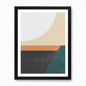 Colourful Mid Century Moderns A Art Print