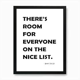 Buddy The Elf Quote Funny Gift Art Print