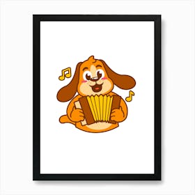 Prints, posters, nursery and kids rooms. Fun dog, music, sports, skateboard, add fun and decorate the place.19 Art Print